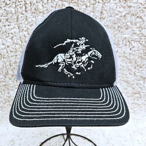 Outdoor Winchester Arms Horse Rider Logo Mesh Trucker Snapback Hat Baseball Cap